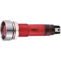 Sedeco B-406 12V RED Standard signallampe med pære Rød