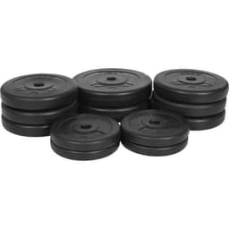 Gorilla Sports Vægtsæt 30kg 25/26 mm - 4x1,25kg 6x2,5kg 2x5kg