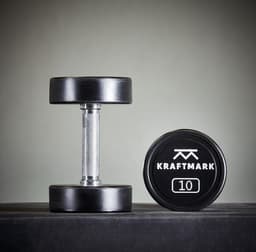 Kraftmark Runde håndvægte PU 42,5 kg