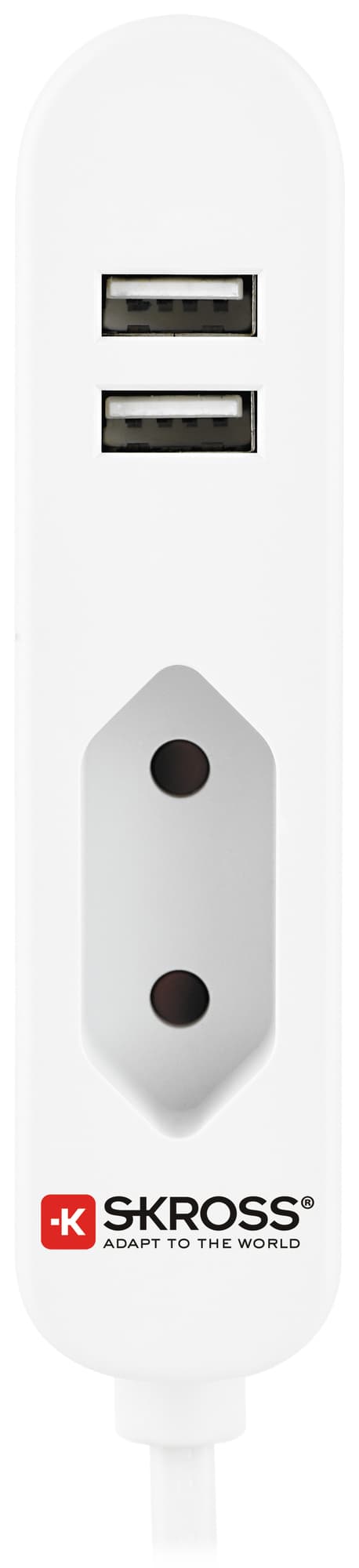 Skross USB strømstation til rejseadapter 1500600 (hvid)