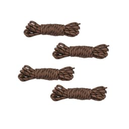 Runde snørebånd 2-par Brun 100 cm