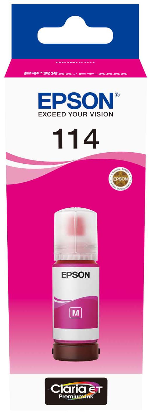 Epson 114 EcoTank Magenta blækflaske