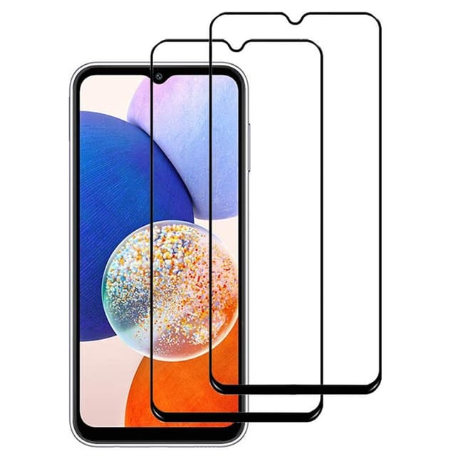 2-pak 5D glas skærmbeskytter Samsung Galaxy A14 5G