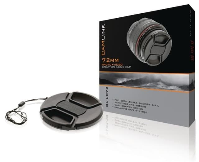 Camlink Snap-On Objektivlåg | 72 mm