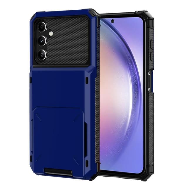 SKALO Samsung A54 5G Armor Cover kortholder - Blå