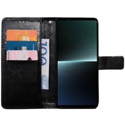 Wallet cover 3-kort Sony Xperia 1 V - Sort