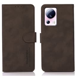 SKALO Xiaomi 13 Lite KHAZNEH Pungetui i PU-læder - Brun