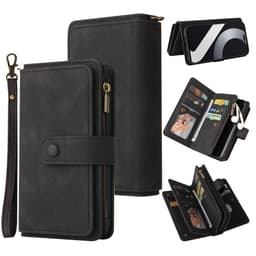 SKALO Xiaomi 13 Lite Big Wallet 17-RUM Pungetui - Sort