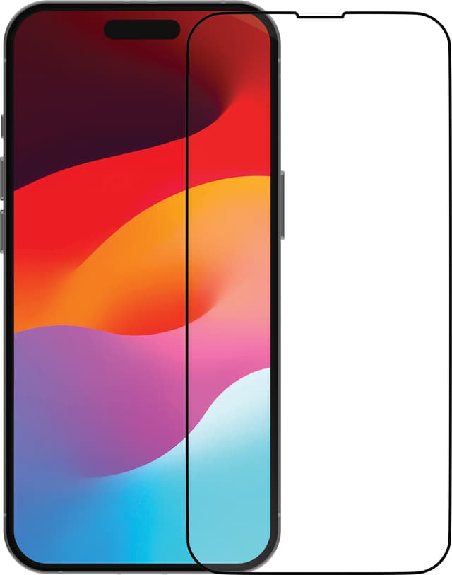Dbramante1928 Eco-Shield iPhone 15 skærmbeskytter (sort)