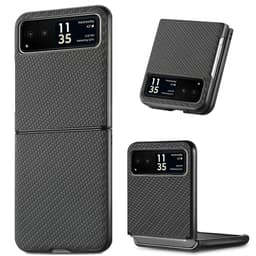 SKALO Motorola Razr 40 5G Carbon Fiber Fold Cover - Sort