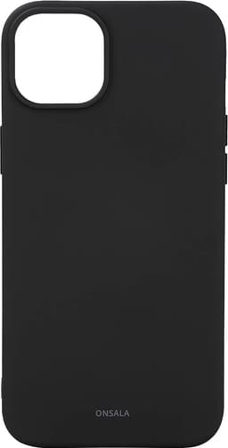 Onsala iPhone 15 Plus silikoneetui (sort)