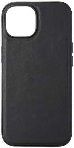 Buffalo iPhone 15 læder MagSeries-etui (sort)