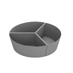 6QT Silikone Slow Cooker Liner 3 slots Grå