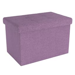 Sammenklappelig Skammel 49x30x30 cm Taburet (pink)