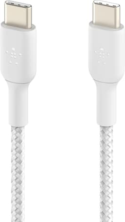 Belkin Twin USB-C til USB-C kabler 2m (hvid/2-pak)
