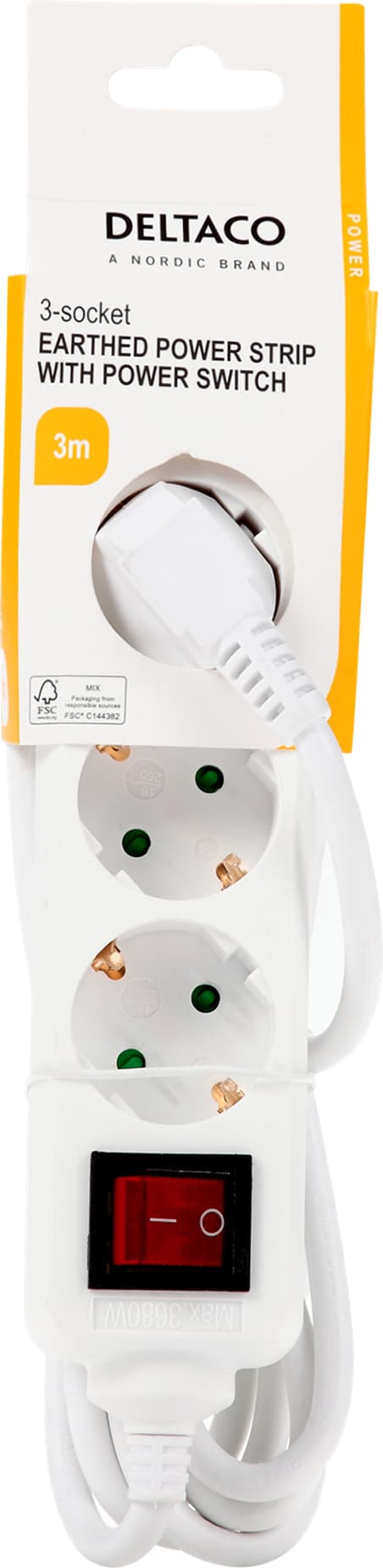 Deltaco stikkontakt GT-0351