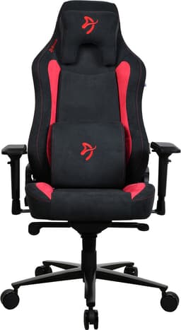 Arozzi Vernazza Supersoft Fabric gaming-stol (sort/rød)