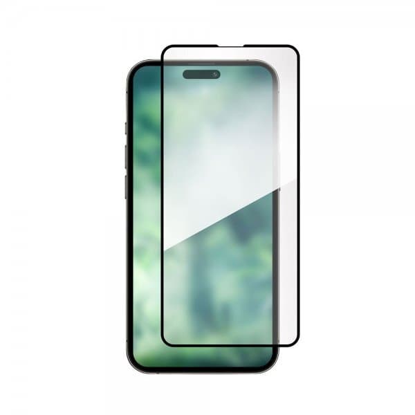 XQISIT iPhone 15 Plus Skærmbeskytter Tough Glass E2E