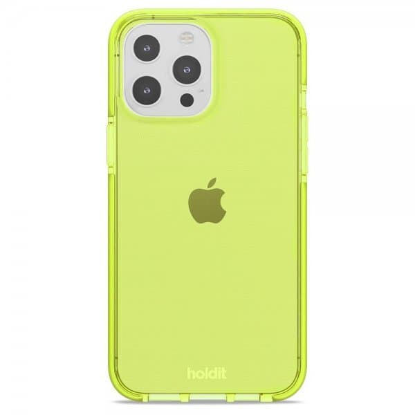 holdit iPhone 13 Pro Max Cover Seethru Acid Green