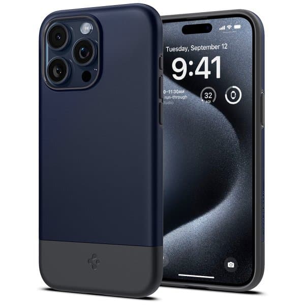 Spigen iPhone 15 Pro Cover Style Armor MagFit Midnight Indigo