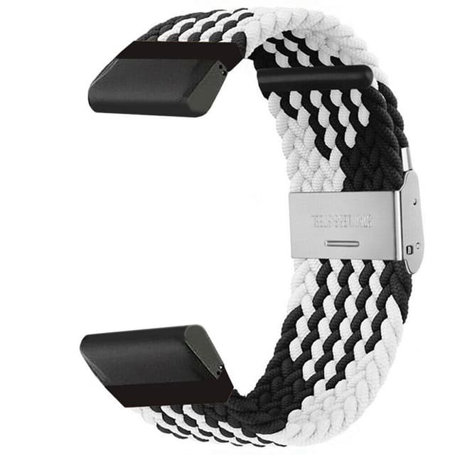 Flettet Urrem Garmin Epix (47mm) - Blackwhite