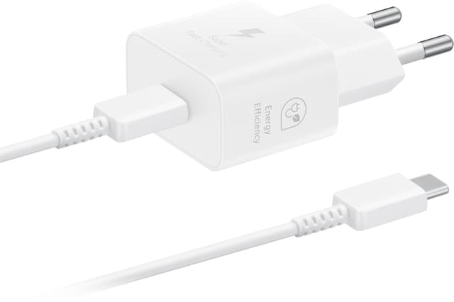 Samsung USB-C 25W oplader med kabel (hvid)