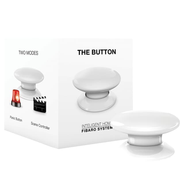 Fibaro knap (hvid)