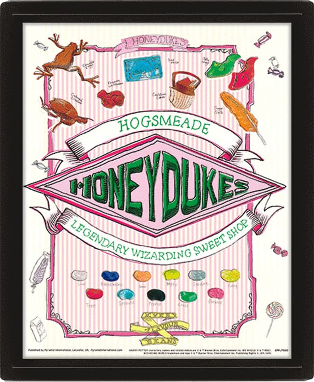 Harry Potter (Honeydukes) 3D lenticulær plakat