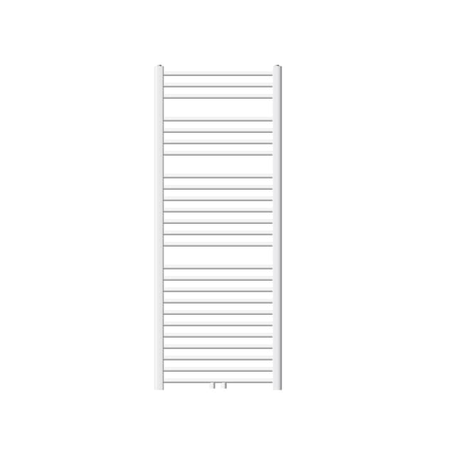 ECD Germany badeværelsesradiator - 600 x 1500 mm - hvid, central tilslutning