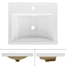 ML-Design keramisk vask Hvid 54,5x16x41,5cm