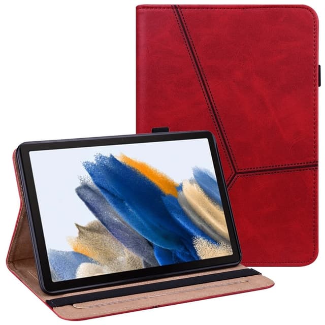 SKALO Samsung Tab A9+ PU-læder Flip Cover - Rød