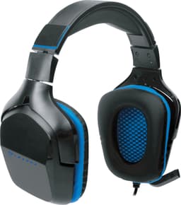 Piranha HP90 gaming-høretelefoner (sort og blå)