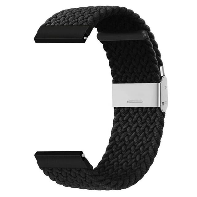 Flettet Elastik Armbånd Garmin VivoActive 5 - Sort