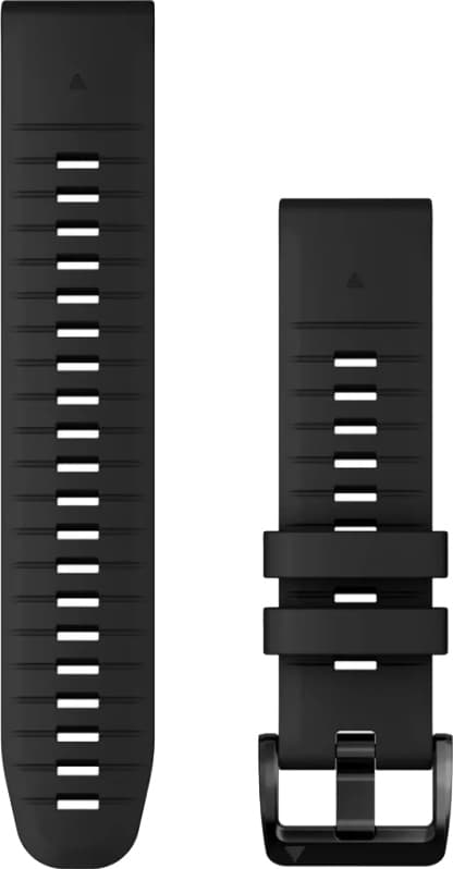 Garmin 22mm Quickfit Silicone rem (sort)