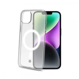 Celly iPhone 15 Plus Cover GELSKINMAG MagSafe Transparent