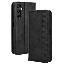 Wallet Stand Flip-telefonetui til Samsung Galaxy A05s - Sort
