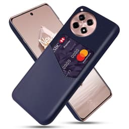 SKALO OnePlus 12R 5G Premium PU læder kortholder Cover - Blå