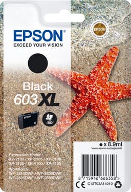 Epson 603 XL sort blækpatron