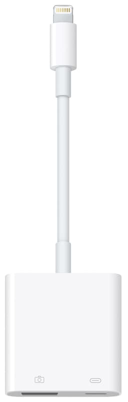 Apple Lightning til USB 3-kameramellemstik
