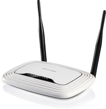 TP-LINK TL-WR841N 300Mbps trådløs router med 4port switch