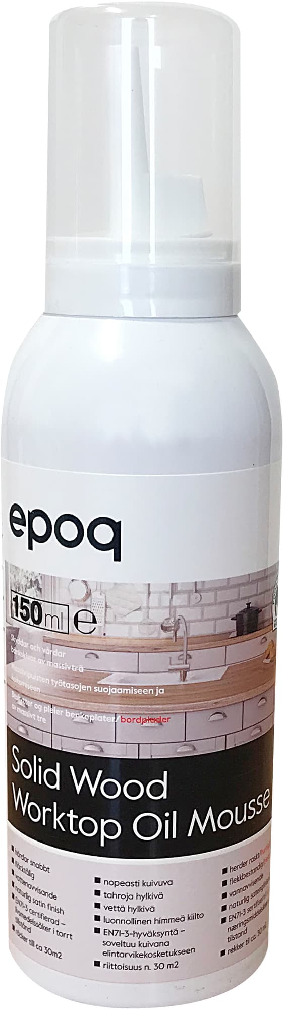 Epoq oliemousse til træbordplade