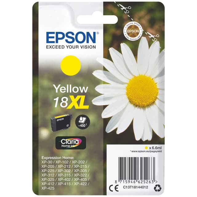 Epson blækpatron Claria Home 18XL Gul