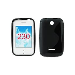 S-Line Silicone Cover til Nokia Asha 230 : farve - sort