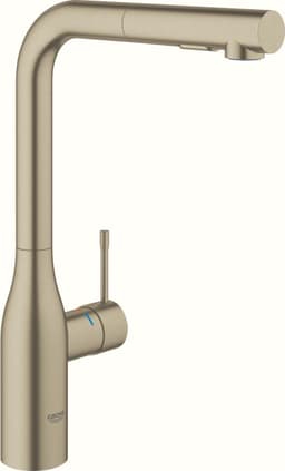 Grohe Essence blandingsbatteri med L-tud og udtræk (nikkel)