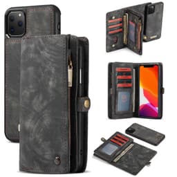 CaseMe Wallet 11-kort Apple iPhone 11 Pro Max (6,5 ")  - Sort / Grå