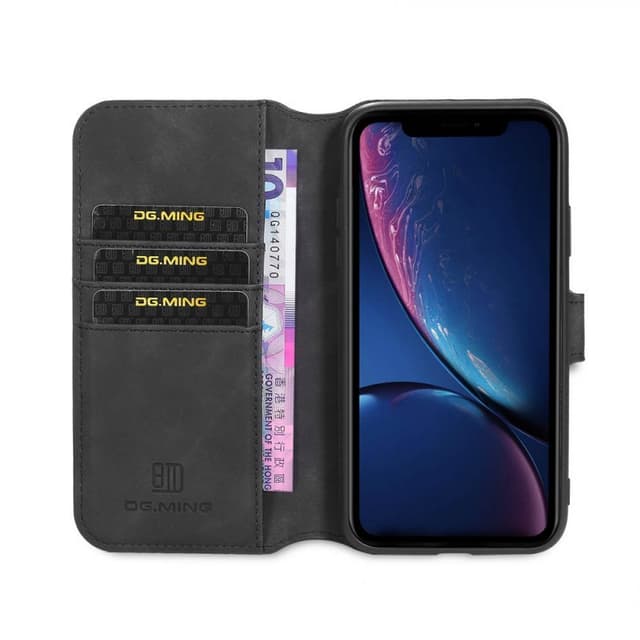 DG-Ming Wallet 3-kort til Apple iPhone 11 (6,1 ")  - sort