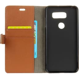 Wallet 2-kort til LG V30 (H930)  - brun