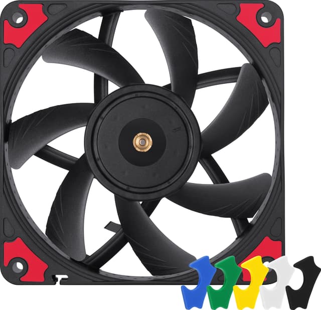 Noctua NF-A12x15 120mm PWM blæser (chromax.black.swap)