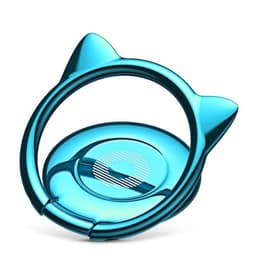 Baseus Cat Ear Mobile Holder, Fingerring, Selfie : farve - turkis