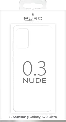 Puro 0.3 Nude Samsung Galaxy S20 Ultra cover (gennemsigtigt)